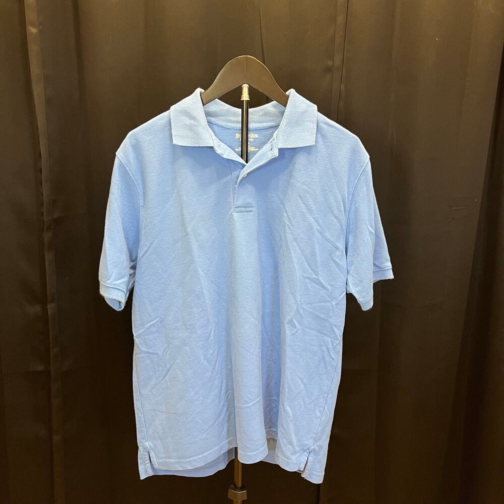 St John's Bay Blue Heritage Polo Sz M
